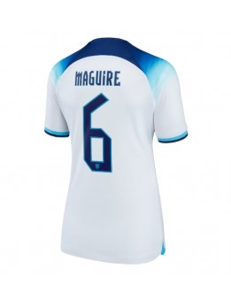 England Harry Maguire #6 Replika Hemmakläder Dam VM 2022 Kortärmad